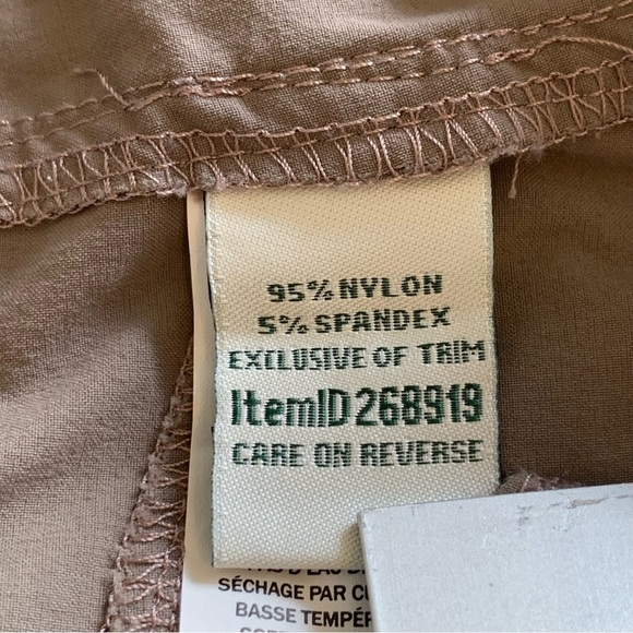 L.L.Bean Women’s Size 12 Comfort Trail Pants Ash Brown Mid-Rise Straight-Leg - Picture 12 of 16